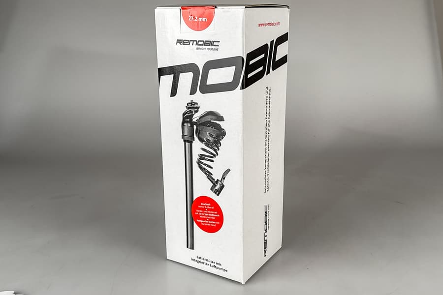 Sattelstütze mit integrierter Luftpumpe Remobic, originalverpackt